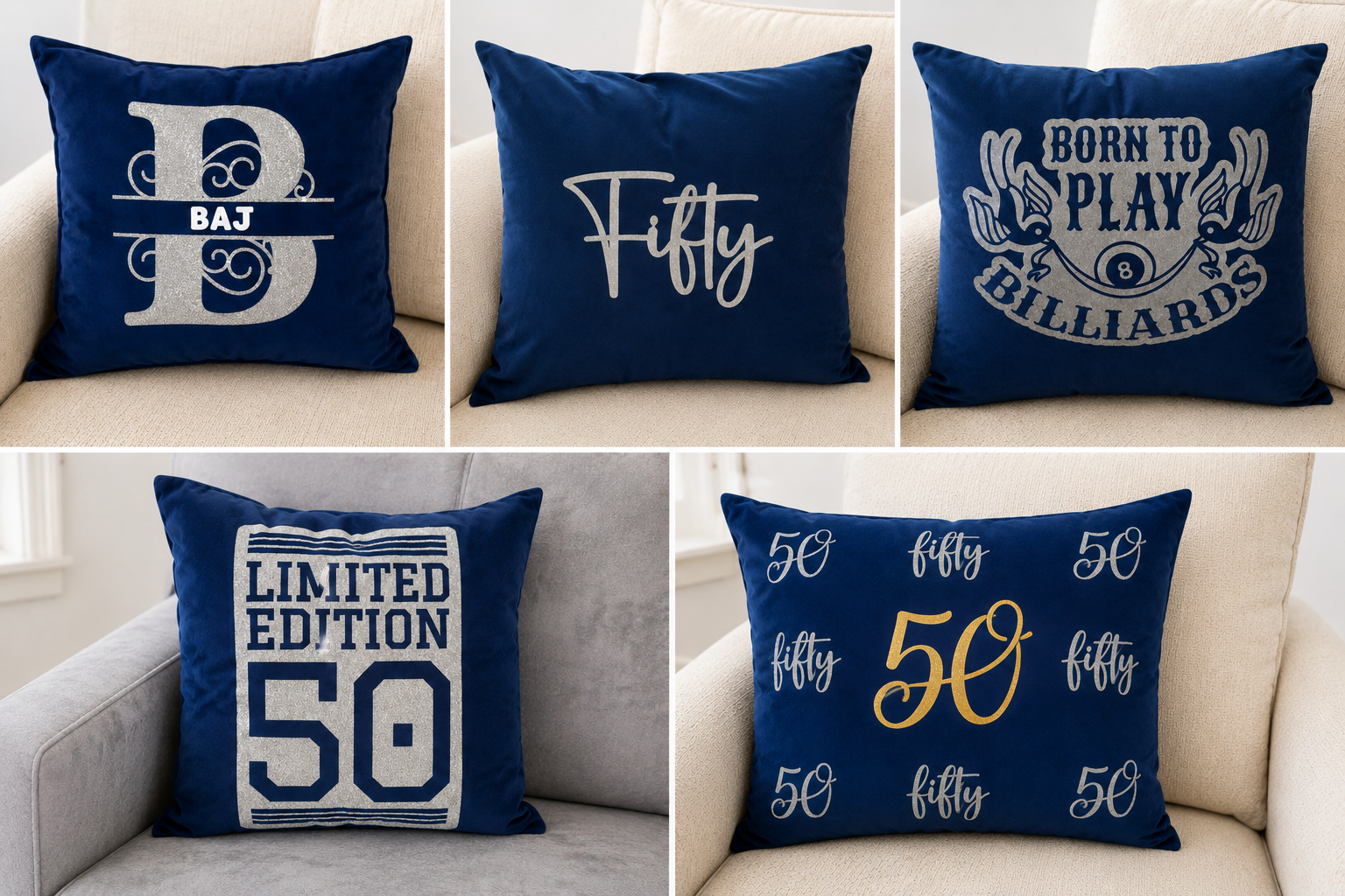 Custom pillow set